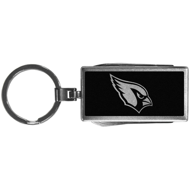 NFL - Arizona Cardinals Multi-tool Key Chain, Black-Key Chains,NFL Key Chains,Arizona Cardinals Key Chains-JadeMoghul Inc.