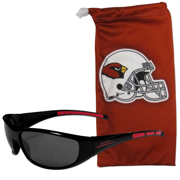 NFL - Arizona Cardinals Sunglass and Bag Set-Sunglasses, Eyewear & Accessories,Sunglass and Accessory Sets,Sunglass and Bag Sets,NFL Sunglass and Bag Sets-JadeMoghul Inc.
