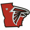 NFL - Atlanta Falcons Home State Decal-Automotive Accessories,Decals,Home State Decals,NFL Home State Decals-JadeMoghul Inc.