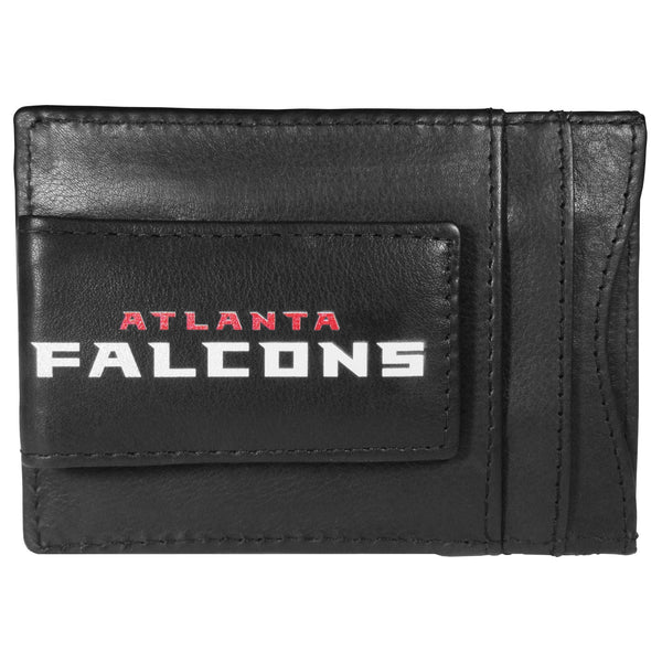 NFL - Atlanta Falcons Logo Leather Cash and Cardholder-Wallets & Checkbook Covers,NFL Wallets,Atlanta Falcons Wallets-JadeMoghul Inc.
