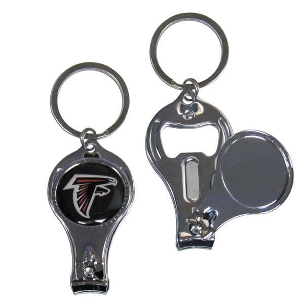 NFL - Atlanta Falcons Nail Care/Bottle Opener Key Chain-Key Chains,3 in 1 Key Chains,NFL 3 in 1 Key Chains-JadeMoghul Inc.