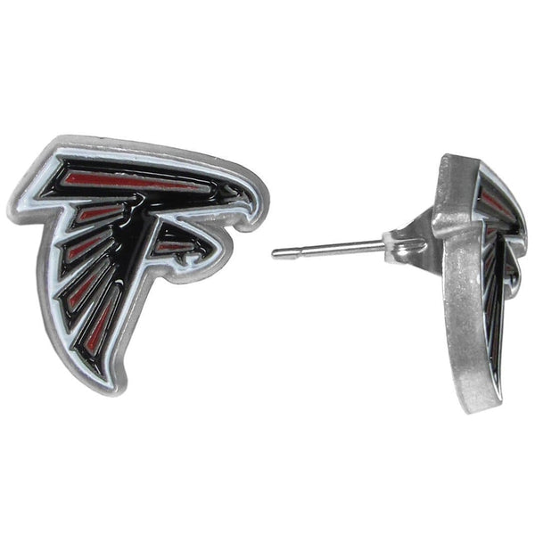 NFL - Atlanta Falcons Stud Earrings-Jewelry & Accessories,NFL Jewelry,Atlanta Falcons Jewelry-JadeMoghul Inc.