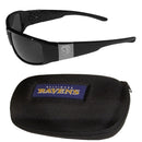 NFL - Baltimore Ravens Chrome Wrap Sunglasses and Zippered Carrying Case-Sunglasses, Eyewear & Accessories,Sunglass & Accessory Sets,Chrome Wrap Sunglasses & Zippered Case,NFL Chrome Wrap Sunglasses & Zippered Case-JadeMoghul Inc.