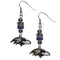 NFL - Baltimore Ravens Euro Bead Earrings-Jewelry & Accessories,Earrings,Euro Bead Earrings,NFL Euro Bead Earrings-JadeMoghul Inc.