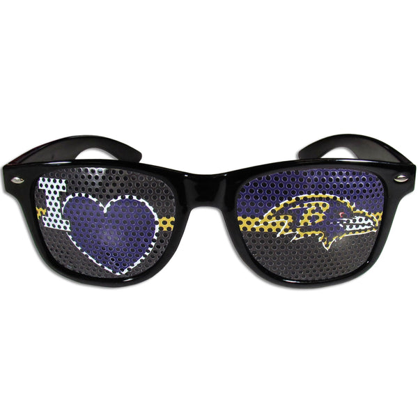 NFL - Baltimore Ravens I Heart Game Day Shades-Sunglasses, Eyewear & Accessories,Sunglasses,Game Day Shades,I Heart Game Day Shades,NFL I Heart Game Day Shades-JadeMoghul Inc.