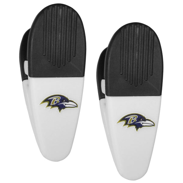 NFL - Baltimore Ravens Mini Chip Clip Magnets, 2 pk-Other Cool Stuff,NFL Other Cool Stuff,Baltimore Ravens Other Cool Stuff-JadeMoghul Inc.
