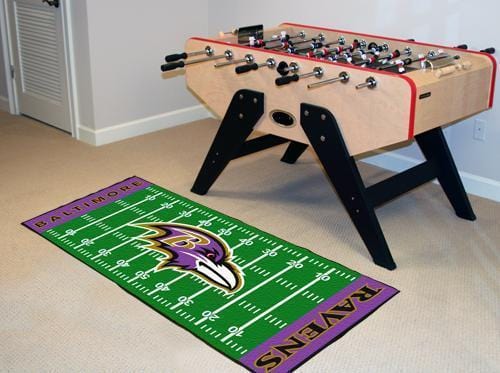 Kitchen Runner Rugs NFL Baltimore Ravens Runner Mat 30"x72"