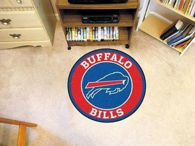 Round Area Rugs NFL Buffalo Bills Roundel Mat 27" diameter