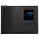 NFL - Carolina Panthers Leather Bill Clip Wallet-Wallets & Checkbook Covers,Bill Clip Wallets,NFL Bill Clip Wallets-JadeMoghul Inc.