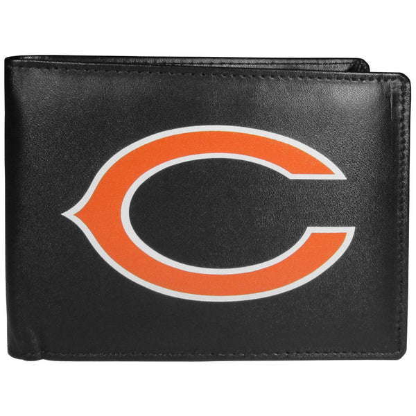 NFL - Chicago Bears Bi-fold Wallet Large Logo-Wallets & Checkbook Covers,NFL Wallets,Chicago Bears Wallets-JadeMoghul Inc.