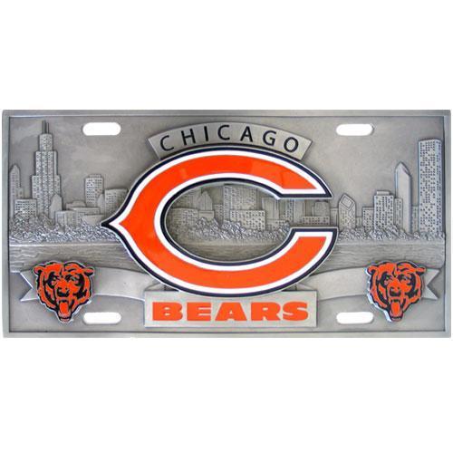 NFL - Chicago Bears Collector's License Plate-Automotive Accessories,License Plates,Collector's License Plates,NFL Collector's License Plates-JadeMoghul Inc.