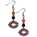 NFL - Chicago Bears Fan Bead Dangle Earrings-Jewelry & Accessories,Earrings,Fan Bead Earrings,NFL Fan Bead Earrings-JadeMoghul Inc.