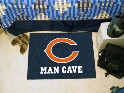 Area Rugs NFL Chicago Bears Man Cave Starter Rug 19"x30"