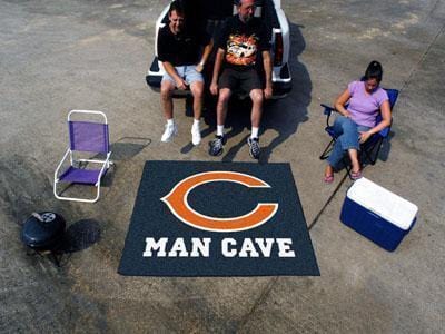 Grill Mat NFL Chicago Bears Man Cave Tailgater Rug 5'x6'