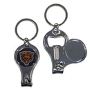 NFL - Chicago Bears Nail Care/Bottle Opener Key Chain-Key Chains,3 in 1 Key Chains,NFL 3 in 1 Key Chains-JadeMoghul Inc.