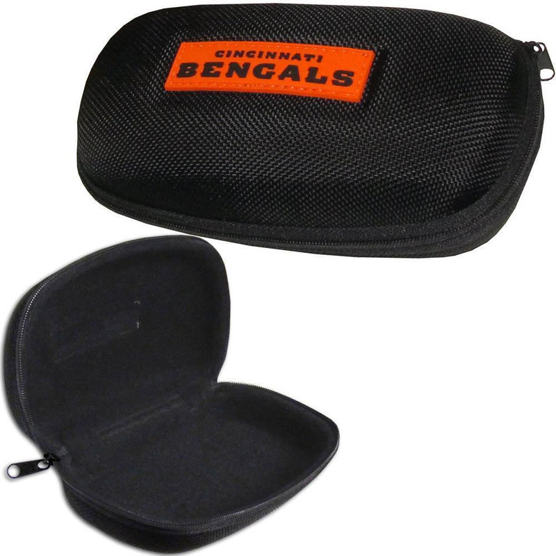 NFL - Cincinnati Bengals Hard Shell Sunglass Case-Sunglasses, Eyewear & Accessories,Sunglass Cases,Zippered Eyewear Cases,NFL Zippered Eyewear Cases-JadeMoghul Inc.