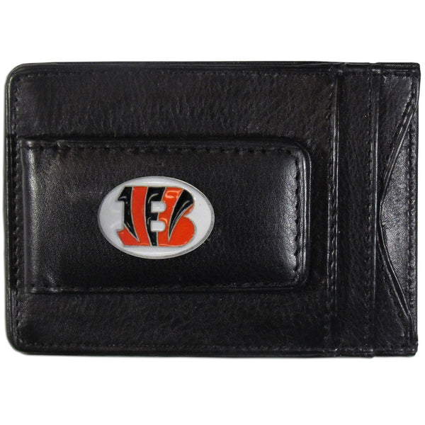 NFL - Cincinnati Bengals Leather Cash & Cardholder-Wallets & Checkbook Covers,Cash & Cardholders,NFL Cash & Cardholders-JadeMoghul Inc.