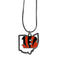 NFL - Cincinnati Bengals State Charm Necklace-Jewelry & Accessories,Necklaces,State Charm Necklaces,NFL State Charm Necklaces-JadeMoghul Inc.