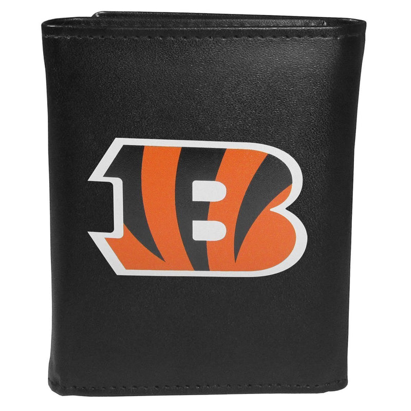 NFL - Cincinnati Bengals Tri-fold Wallet Large Logo-Wallets & Checkbook Covers,NFL Wallets,Cincinnati Bengals Wallets-JadeMoghul Inc.