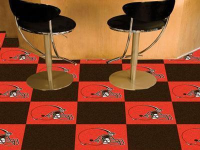 Cheap Carpet NFL Cleveland Browns 18"x18" Carpet Tiles