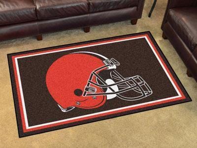 4x6 Rug NFL Cleveland Browns 4'x6' Plush Rug