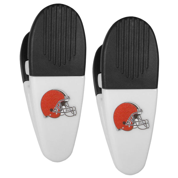 NFL - Cleveland Browns Mini Chip Clip Magnets, 2 pk-Other Cool Stuff,NFL Other Cool Stuff,Cleveland Browns Other Cool Stuff-JadeMoghul Inc.