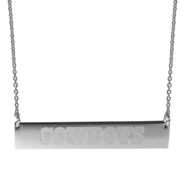 NFL - Dallas Cowboys Bar Necklace-Jewelry & Accessories,NFL Jewelry,NFL Necklaces,Bar Necklaces-JadeMoghul Inc.