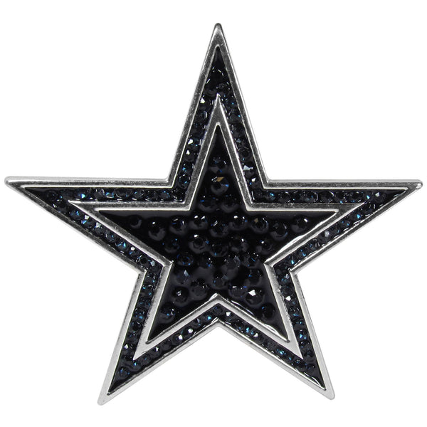 NFL - Dallas Cowboys Crystal Pin-Jewelry & Accessories,NFL Jewelry,NFL Pins,Crystal Pins-JadeMoghul Inc.