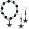 NFL - Dallas Cowboys Fan Bead Earrings and Bracelet Set-Jewelry & Accessories,Jewelry Sets,Fan Bead Earrings and Bracelet-JadeMoghul Inc.