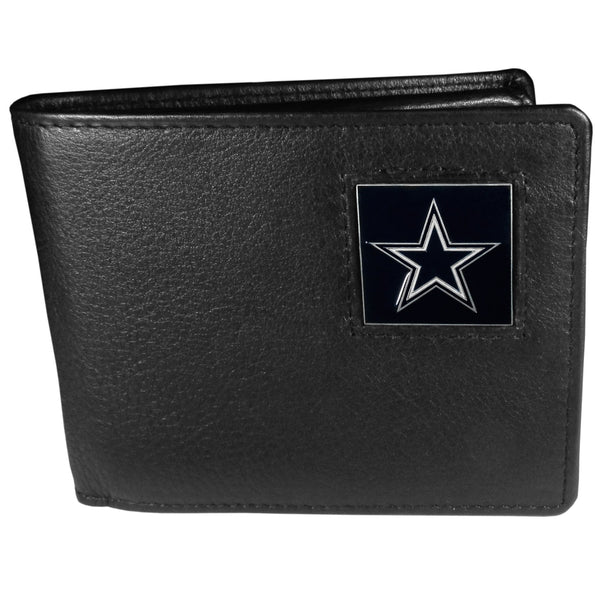 NFL - Dallas Cowboys Leather Bi-fold Wallet Packaged in Gift Box-Wallets & Checkbook Covers,Bi-fold Wallets,Gift Box Packaging,NFL Bi-fold Wallets-JadeMoghul Inc.