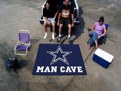 BBQ Mat NFL Dallas Cowboys Man Cave Tailgater Rug 5'x6'