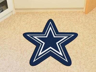 Custom Door Mats NFL Dallas Cowboys Mascot Custom Shape Mat