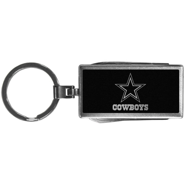 NFL - Dallas Cowboys Multi-tool Key Chain, Black-Key Chains,NFL Key Chains,Dallas Cowboys Key Chains-JadeMoghul Inc.