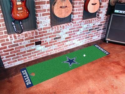 Long Runner Rugs NFL Dallas Cowboys Putting Green Runner 18"x72" Golf Accessories