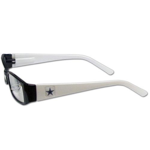 NFL - Dallas Cowboys Reading Glasses +1.75-Sunglasses, Eyewear & Accessories,Reading Glasses,Colored Frames, Power 1.75,NFL Power 1.75-JadeMoghul Inc.