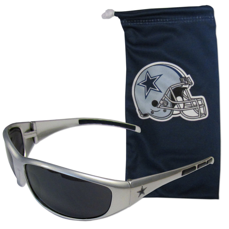 NFL - Dallas Cowboys Sunglass and Bag Set-Sunglasses, Eyewear & Accessories,Sunglass and Accessory Sets,Sunglass and Bag Sets,NFL Sunglass and Bag Sets-JadeMoghul Inc.