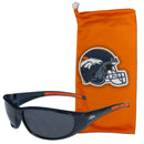 NFL - Denver Broncos Sunglass and Bag Set-Sunglasses, Eyewear & Accessories,Sunglass and Accessory Sets,Sunglass and Bag Sets,NFL Sunglass and Bag Sets-JadeMoghul Inc.