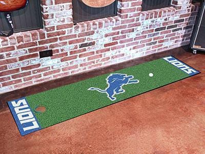 Runner Rugs NFL Detroit Lions Putting Green Runner 18"x72" Golf Accessories