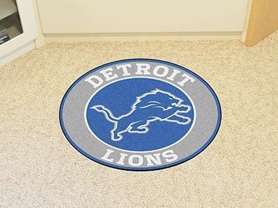 Round Rugs For Sale NFL Detroit Lions Roundel Mat 27" diameter
