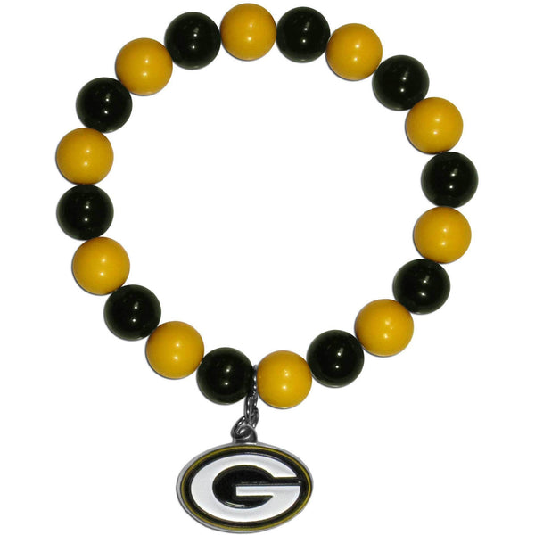 NFL - Green Bay Packers Fan Bead Bracelet-Jewelry & Accessories,Bracelets,Fan Bead Bracelets,NFL Fan Bead Bracelets-JadeMoghul Inc.