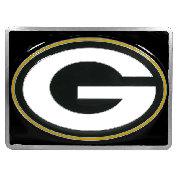 NFL - Green Bay Packers Hitch Cover Class II and Class III Metal Plugs-Automotive Accessories,Hitch Covers,Cast Metal Hitch Covers Class II & III,NFL Cast Metal Hitch Covers Class II & III-JadeMoghul Inc.
