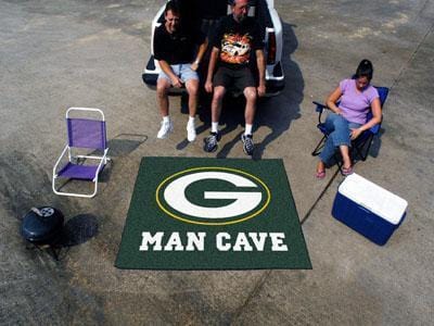 Grill Mat NFL Green Bay Packers Man Cave Tailgater Rug 5'x6'