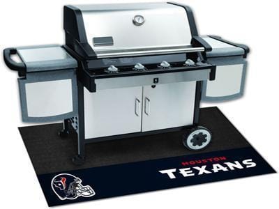 BBQ Grill Mat NFL Houston Texans Grill Tailgate Mat 26"x42"