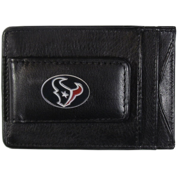 NFL - Houston Texans Leather Cash & Cardholder-Wallets & Checkbook Covers,Cash & Cardholders,NFL Cash & Cardholders-JadeMoghul Inc.