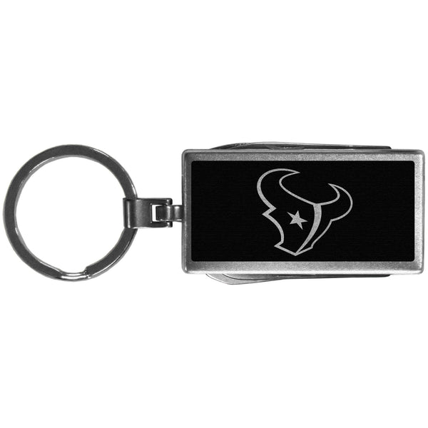 NFL - Houston Texans Multi-tool Key Chain, Black-Key Chains,NFL Key Chains,Houston Texans Key Chains-JadeMoghul Inc.