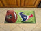 Custom Welcome Mats NFL Houston Texans Scraper Mat 19"x30" Ball