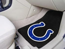 Car Floor Mats NFL Indianapolis Colts 2-pc Carpeted Front Car Mats 17"x27"