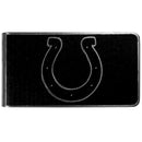 NFL - Indianapolis Colts Black and Steel Money Clip-Wallets & Checkbook Covers,NFL Wallets,Indianapolis Colts Wallets-JadeMoghul Inc.