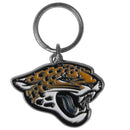 NFL - Jacksonville Jaguars Enameled Key Chain-Key Chains,NFL Key Chains,Jacksonville Jaguars Key Chains-JadeMoghul Inc.