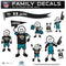 NFL - Jacksonville Jaguars Family Decal Set Large-Automotive Accessories,Decals,Family Character Decals,Large Family Decals,NFL Large Family Decals-JadeMoghul Inc.